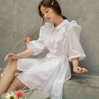 ĐẦM PHỐI BÈO TAY LỠ 2 MÀU