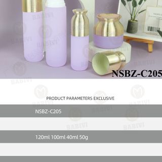 Bộ Chai Thuỷ Tinh Mỹ Phẩm 120ml, 100ml, 40ml, 50g (NSBZ-C205)