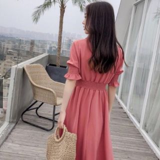 ĐẦM HỒNG RUỐC THUN EO