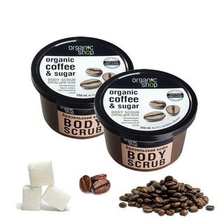 Tẩy tế bào chết toàn thân Organic coffee & sugar Nga
