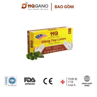 [1.680₫/1 cái] Găng Tay Y Tế Malaysia HQ Gloves, Có Bột Không Bo, Dai Dày Chắc Chắn, Hộp 100 Cái giá sỉ