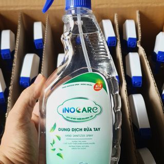 Chai xịt khử khuẩn INOCARE 600ml - Thùng 24 chai