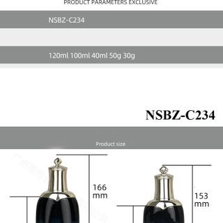 Bộ Chai Thuỷ Tinh Mỹ Phẩm- NSBZ-C234