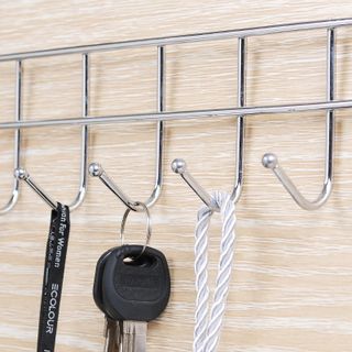 Móc Treo Đồ Sau Cửa Inox 5 Móc