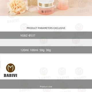 Bộ Chai Thuỷ Tinh Mỹ Phẩm- 120ml, 100ml, 50g, 30g (NSBZ-537)