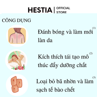 Tẩy tế bào chết body quế hồi cafe Nga giảm thâm rạn da 380g Belarus Krasota chính hãng chăm sóc sắc đẹp Hestia