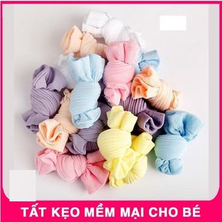 Tất da chân (tất kẹo) cho bé gái từ sơ sinh_ 2 tuổi