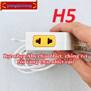 Ổ Cắm Điện 2 Cổng Có Móc Treo SOPOKA H25 Chịu Tải 1200W - Dài 2.5 Mét