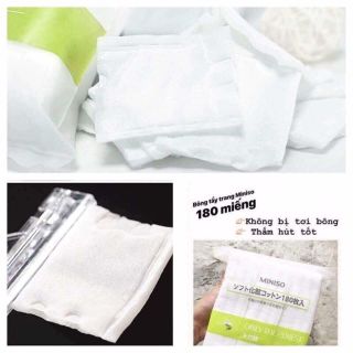 Bông Miniso bịch 180 miếng