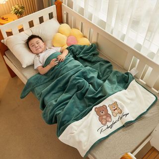 Chăn tuyết gấu teddy cho bé