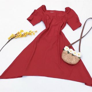 ĐẦM LỆCH TÀ 2 MÀU