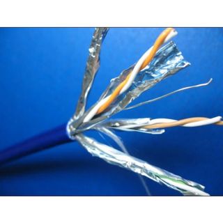 Dây cáp mạng AMPLX Cat 6 0916 dài 305M (màu xanh)