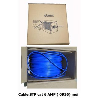 Dây cáp mạng AMPLX Cat 6 0916 dài 305M (màu xanh)