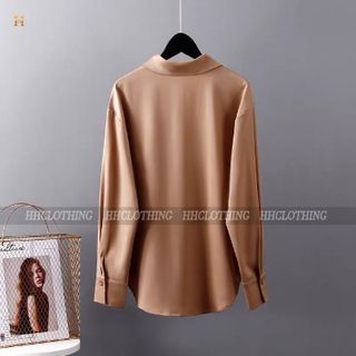 Áo Sơ Mi Dài Tay Lụa Ý Trơn 15 Màu Cực Sang Dành Cho Nam Nữ