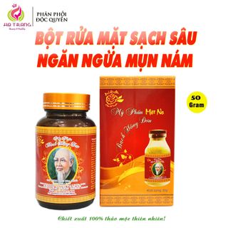 ( -Bán Chạy Số 1) MẶT NẠ THẢI ĐỘC, HÚT NHỜN, XÓA MỤN NÁM BẠCH HỒNG ĐƠN 50gram - Hạ Trang Cosmetic giá sỉ