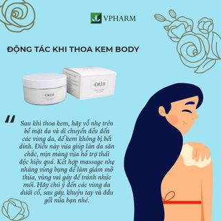 Kem dưỡng trắng Perfect Whitening Body Cream Dr Lee