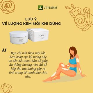 Kem dưỡng trắng Perfect Whitening Body Cream Dr Lee