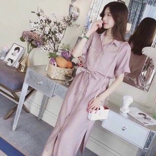 ĐẦM SM RÚT EO 2 MÀU