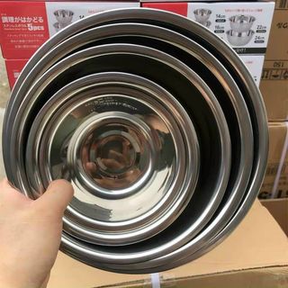 CHẬU INOX BỘ 5