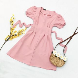 ĐẦM CỔ TRÒN XẾP LI 4 MÀU