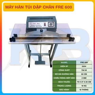 Máy Hàn Miệng Túi Dập Chân FRE600 giá sỉ