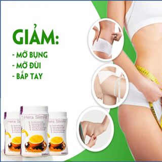 GIẢM CÂN SIÊU AN TOÀN - HERA SLIMFIT 500GR - GIẢM MỠ NỘI TẠNG, EO CHUẨN DÁNG THON