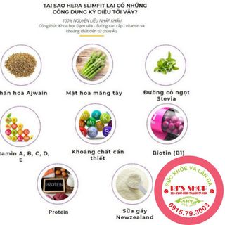 GIẢM CÂN SIÊU AN TOÀN - HERA SLIMFIT 500GR - GIẢM MỠ NỘI TẠNG, EO CHUẨN DÁNG THON