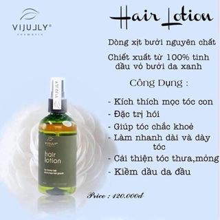 TINH DẦU BƯỞI VIJULLY KÍCH MỌC TÓC