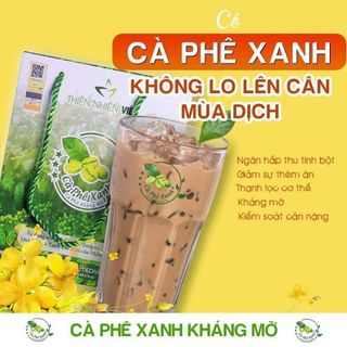 CÀ PHÊ XANH KHÁNG MỠ THIÊN NHIÊN VIỆT( HỘP 30 GÓI)