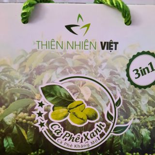 CÀ PHÊ XANH KHÁNG MỠ THIÊN NHIÊN VIỆT( HỘP 30 GÓI)