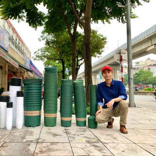 Chậu Monrovia màu xanh dương đủ kích thước
