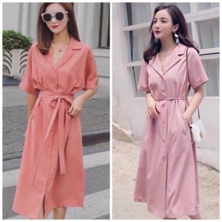 ĐẦM 2 TÚI FORM TO 2 MÀU