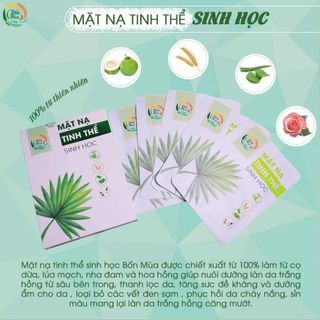 MẶT NẠ TINH THỂ SINH HỌC BỐN MÙA ( HỘP 5 MIẾNG)