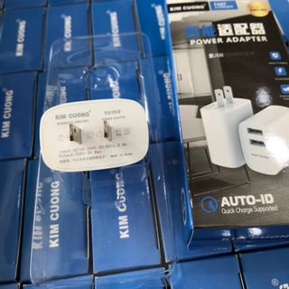 Cóc Sạc Nhanh 3A Kim Cương KMG 603 - 2 Cổng Sạc Usb