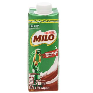 Sữa lúa mạch Milo hộp 210ml (thùng 24 hộp) giá sỉ