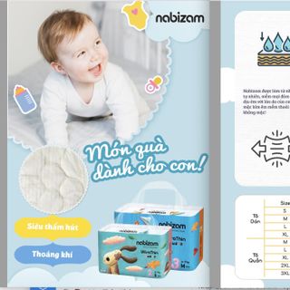 NABIZAM ULTRA THIN- TÃ BỈM THẤM HÚT SỐ 1 HÀN QUỐC