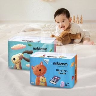 NABIZAM ULTRA THIN- TÃ BỈM THẤM HÚT SỐ 1 HÀN QUỐC