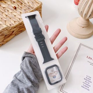 bộ dây apple watch iwatch3/4/5 silicon sọc nhấn ( hàng tận xưởng ) giá sỉ