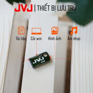 USB 64Gb 32Gb 16Gb 8Gb 4Gb 2.0 JVJ S3 lưu trữ copy tốc độ cao chống nước hỗ trợ cài win vỏ kim loại - bảo hành 12 Tháng