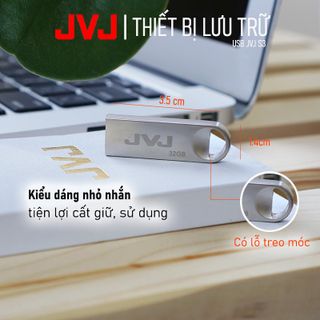 USB 64Gb 32Gb 16Gb 8Gb 4Gb 2.0 JVJ S3 lưu trữ copy tốc độ cao chống nước hỗ trợ cài win vỏ kim loại - bảo hành 12 Tháng