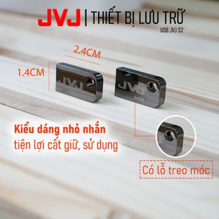 USB 64Gb 32Gb 16Gb 8Gb 4Gb 2.0 JVJ S3 lưu trữ copy tốc độ cao chống nước hỗ trợ cài win vỏ kim loại - bảo hành 12 Tháng