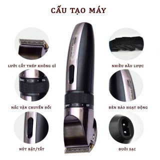 Tông đơ cắt tóc chuyên nghiệp loại tốt Codos 531, tăng đơ hớt tóc trẻ em và gia đình đa năng cho bé giá sỉ