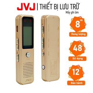Máy ghi âm chuyên nghiệp JVJ DVR J320 8Gb chuyên dụng mini siêu nhỏ ghi âm đến 48h hỗ trợ lọc âm cực tốt bảo hành 12T giá sỉ