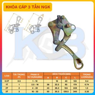 Khóa cáp 3 tấn giá sỉ