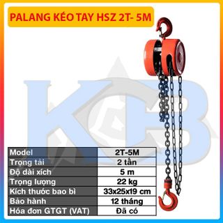 Palang kéo tay HSZ 2T-5M giá sỉ