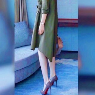 ĐẦM SƠ MI RÊU LỆCH TÀ