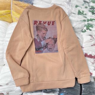 Áo sweater 2 đứa trẻ nỉ ngoại mềm mịn trẻ trung, năng động form 70kg