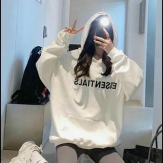 Áo hoodie essentiall dễ thương, năng động form 70kg