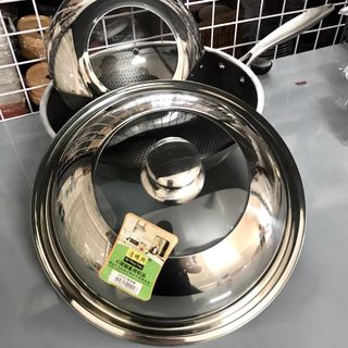 Nắp Nồi, Chảo Kính Cường Lực Kết Hợp Inox Cao Cấp Đậy Chảo Chống Dính, Quánh (26cm - 34cm)