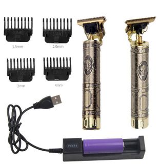 Tông Chấn Viền Daling 1073, Tông Đơ Cắt Tóc Bấm Viền Tạo Kiểu Barber Hình Rồng Cao Cấp, Tông Đơ Thân Đồng Nguyên Khối Daling 1073, dung lượng pin 1000mAh giá sỉ